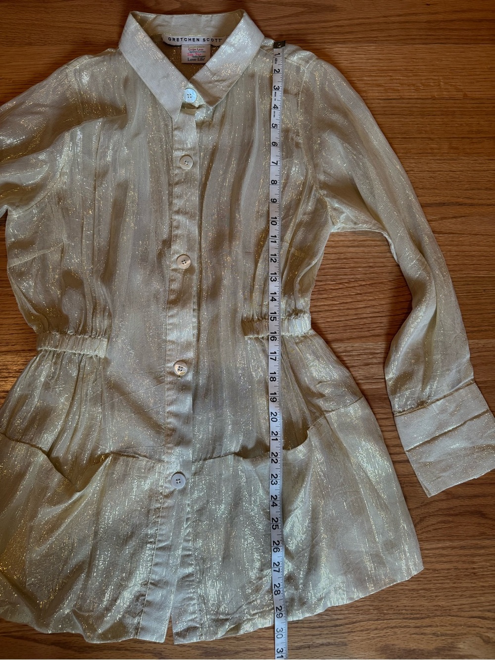 Gretchen Scott Designs: The Safari Jacket  in Gold